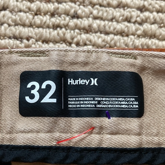 HURLEY ICON STRAIGHT PANT. Khaki. Size 32. Straight fit. - Picture 4 of 10
